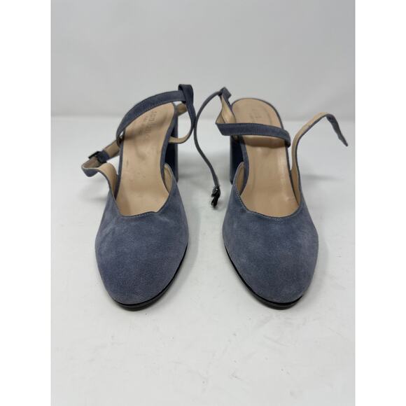Sundance Women's NEW Viloria "Denim" Blue Leather Suede Heels size 39 (US 8) - Picture 3 of 8